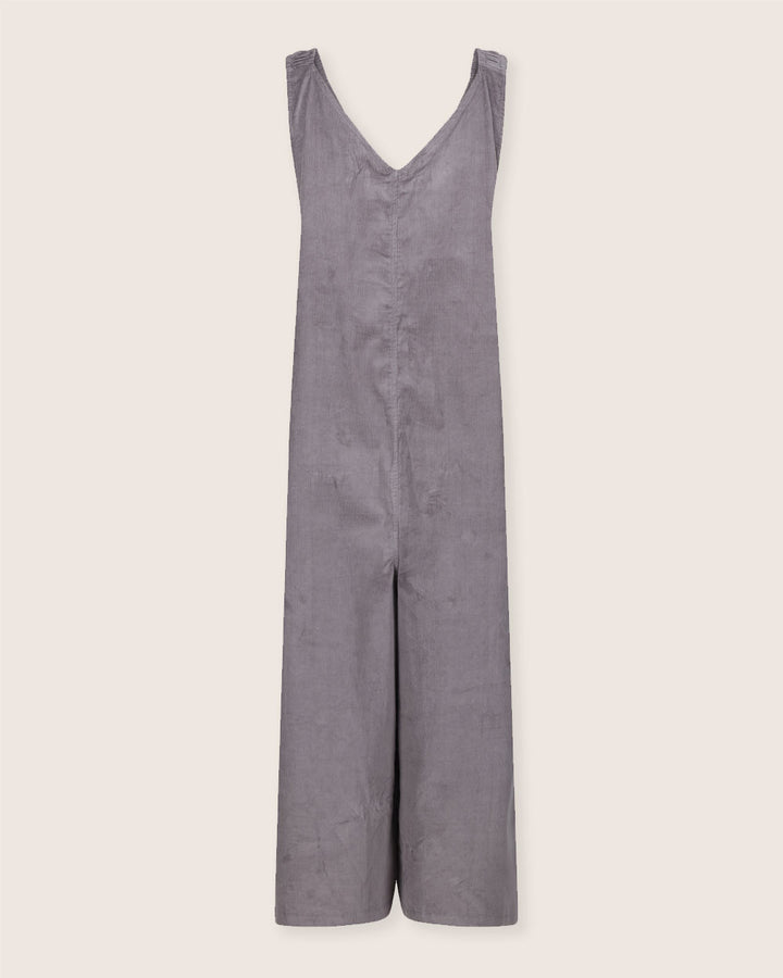 Grace Midnight Charcoal Cord Dungarees
