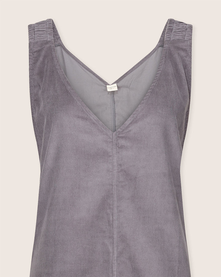 Grace Midnight Charcoal Cord Dungarees