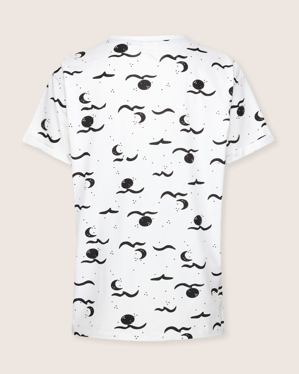 Sam Snow Moon Wave Print T-Shirt