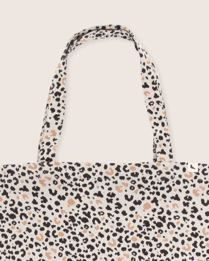 Leopard Animal Jacquard Tote Bag