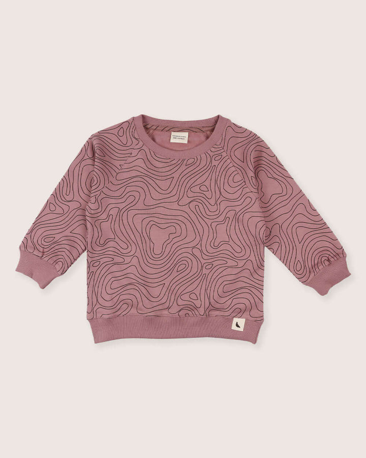 Kids Organic Cotton Sweatshirt Pink