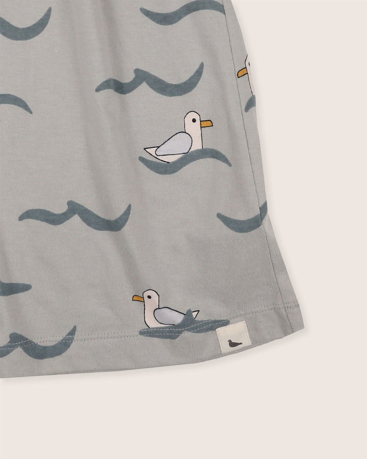 Seagull Print Dress