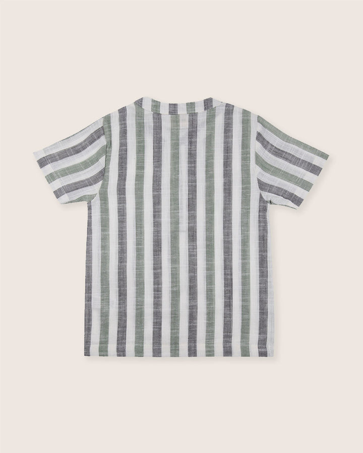 Woven Stripe Shirt