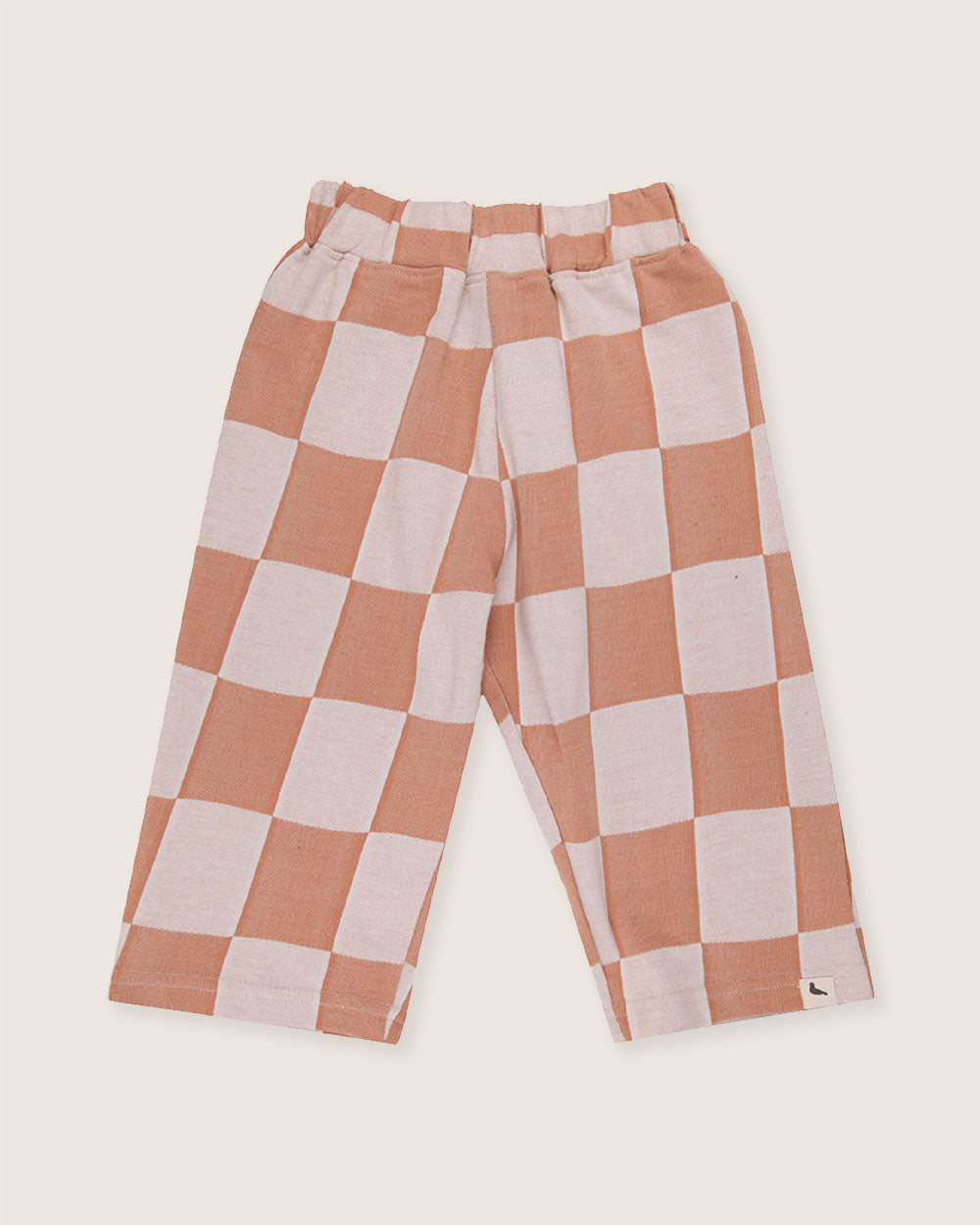 Chequer Wide Leg Trousers