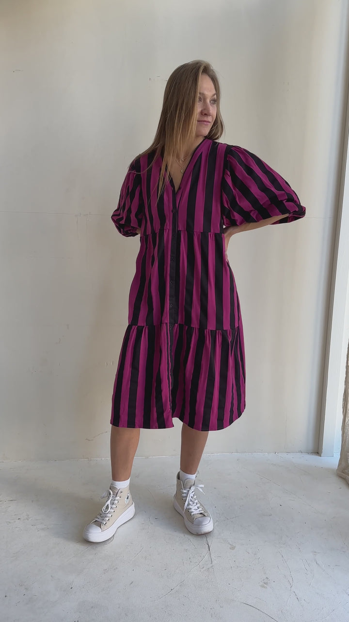 Clara Berry Bold Stripe Dress
