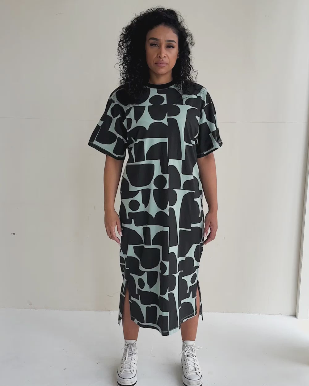 Ruby Cairn Print Midi Dress