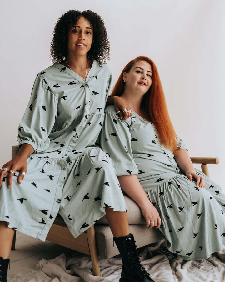 Sustainable organic cotton ladies dress