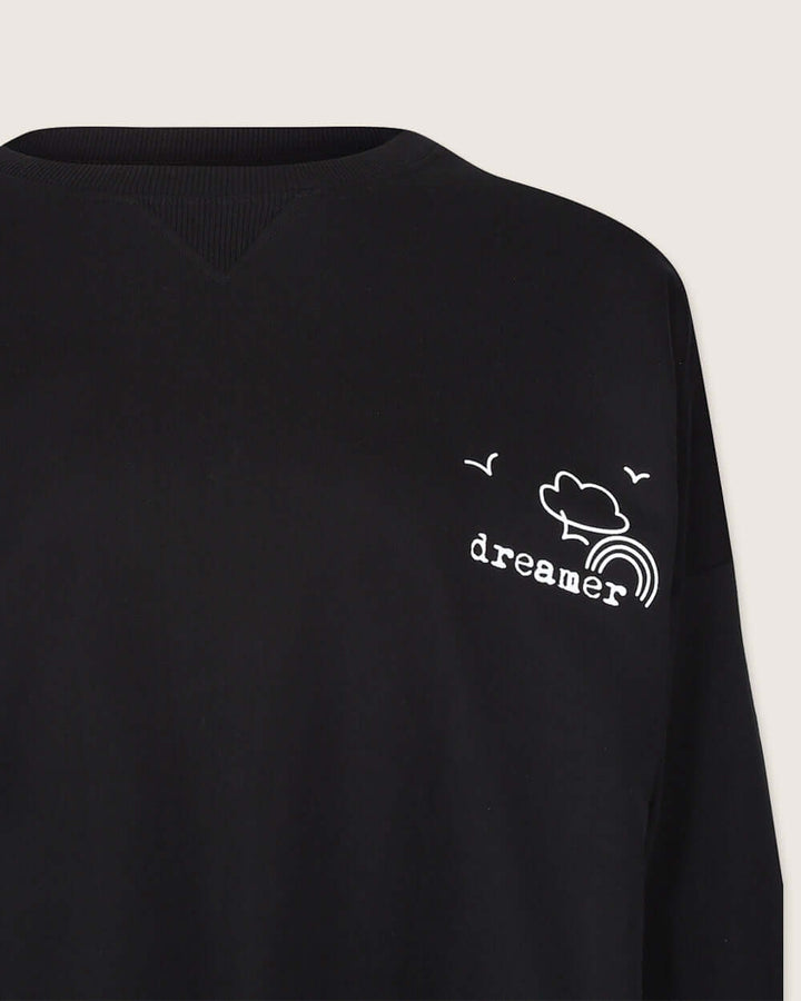 Sustainable organic cotton ladies sweatshirt