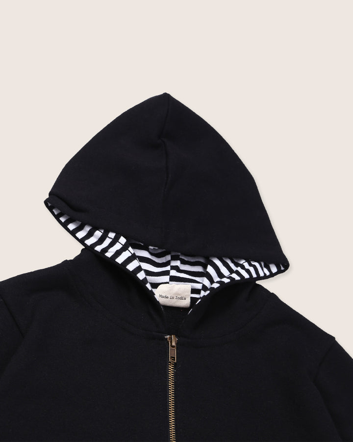 Gender-neutral organic cotton kids hoodie