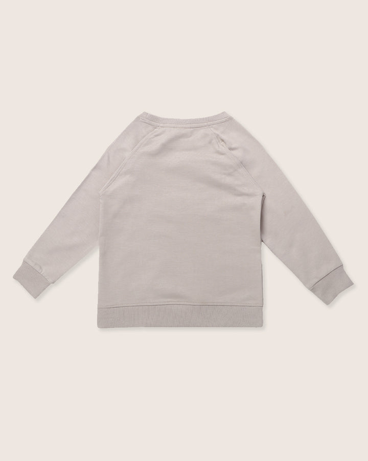 Long-lasting organic cotton kids sweatshirt