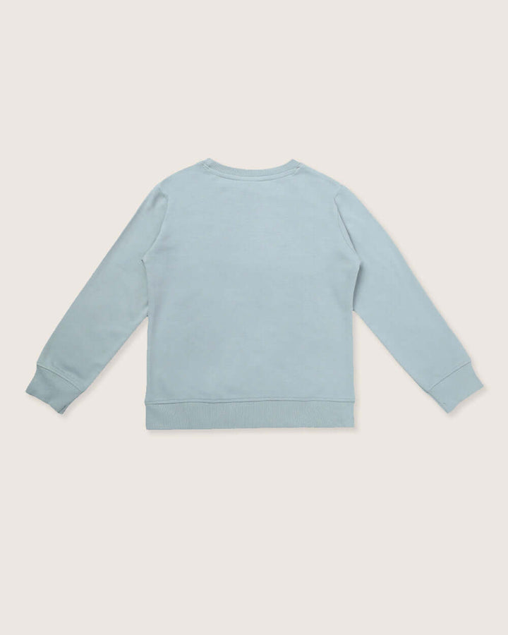 Gender-neutral organic cotton kids sweatshirt