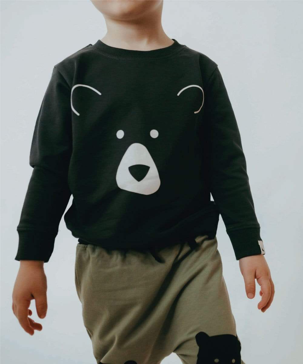 Bear Face Sweatshirt - Turtledovelondon