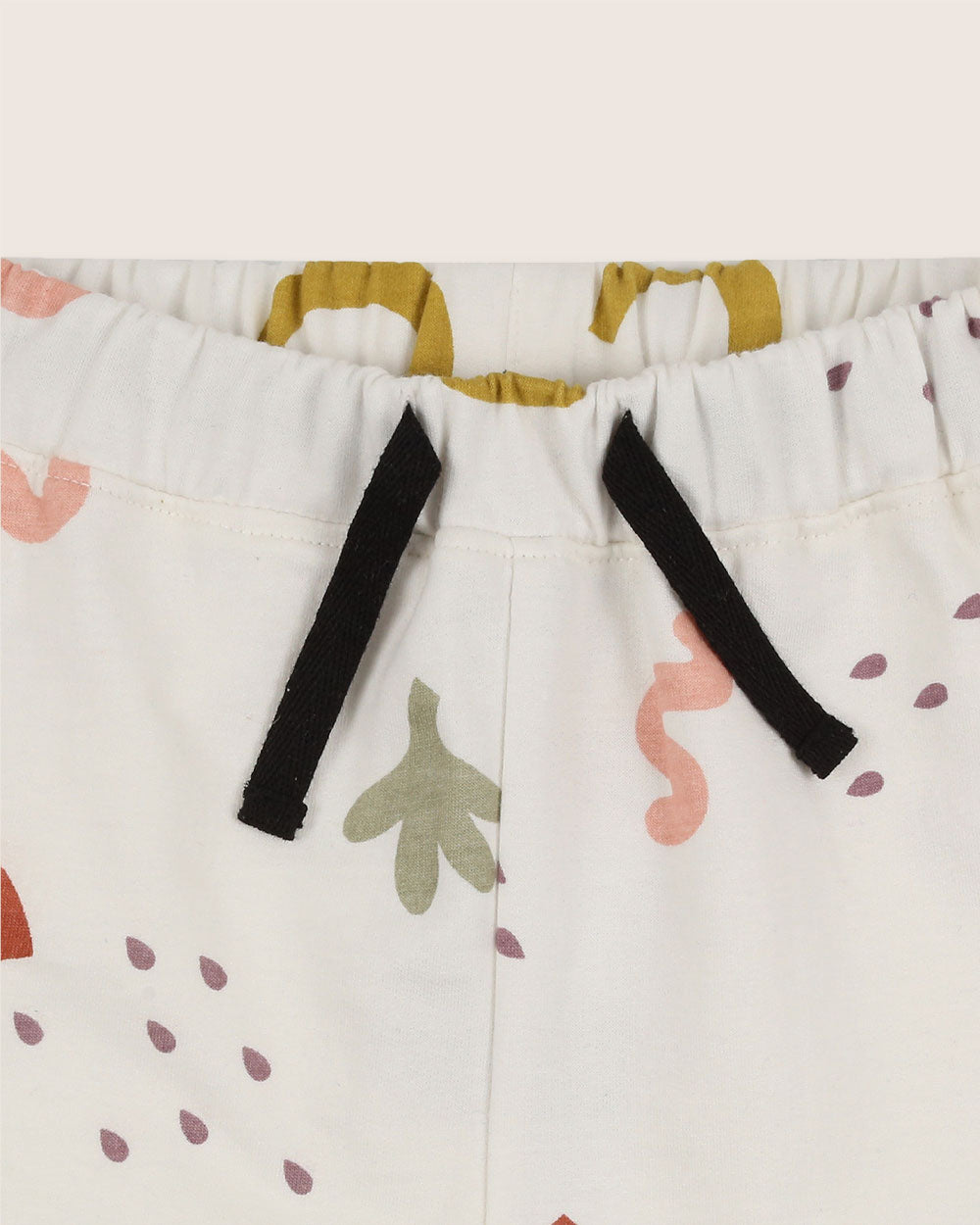 Printed organic cotton kids shorts