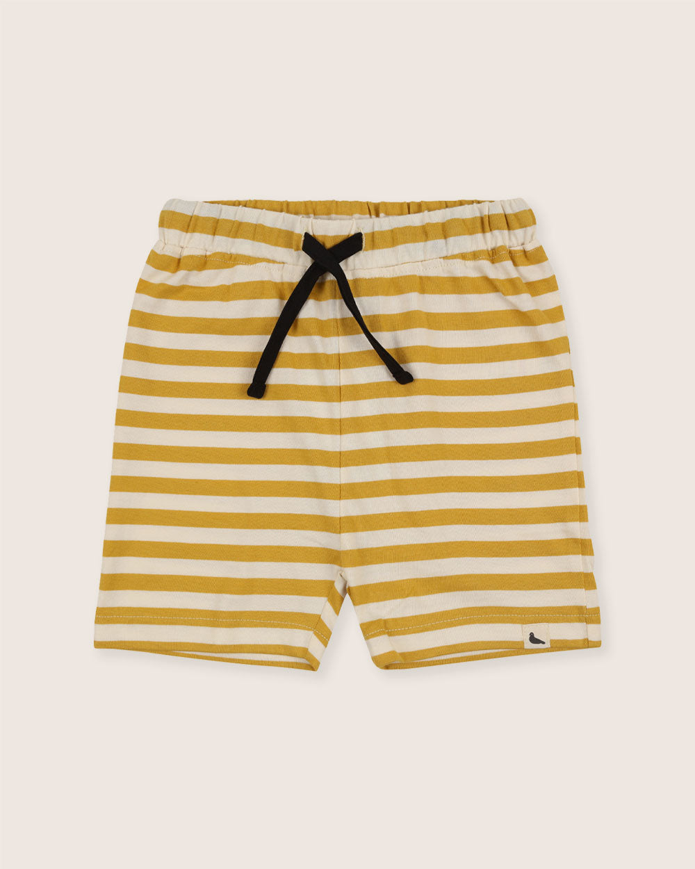 Organic cotton stripe kids shorts