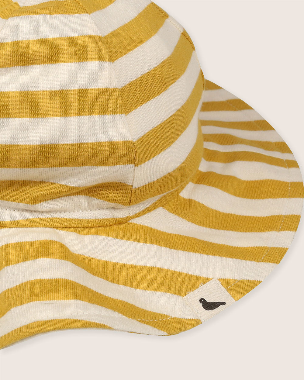Stripe organic cotton baby hat