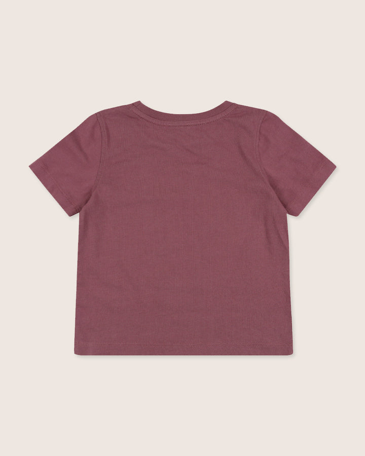 Gender-neutral organic cotton kids short-sleeve t-shirt