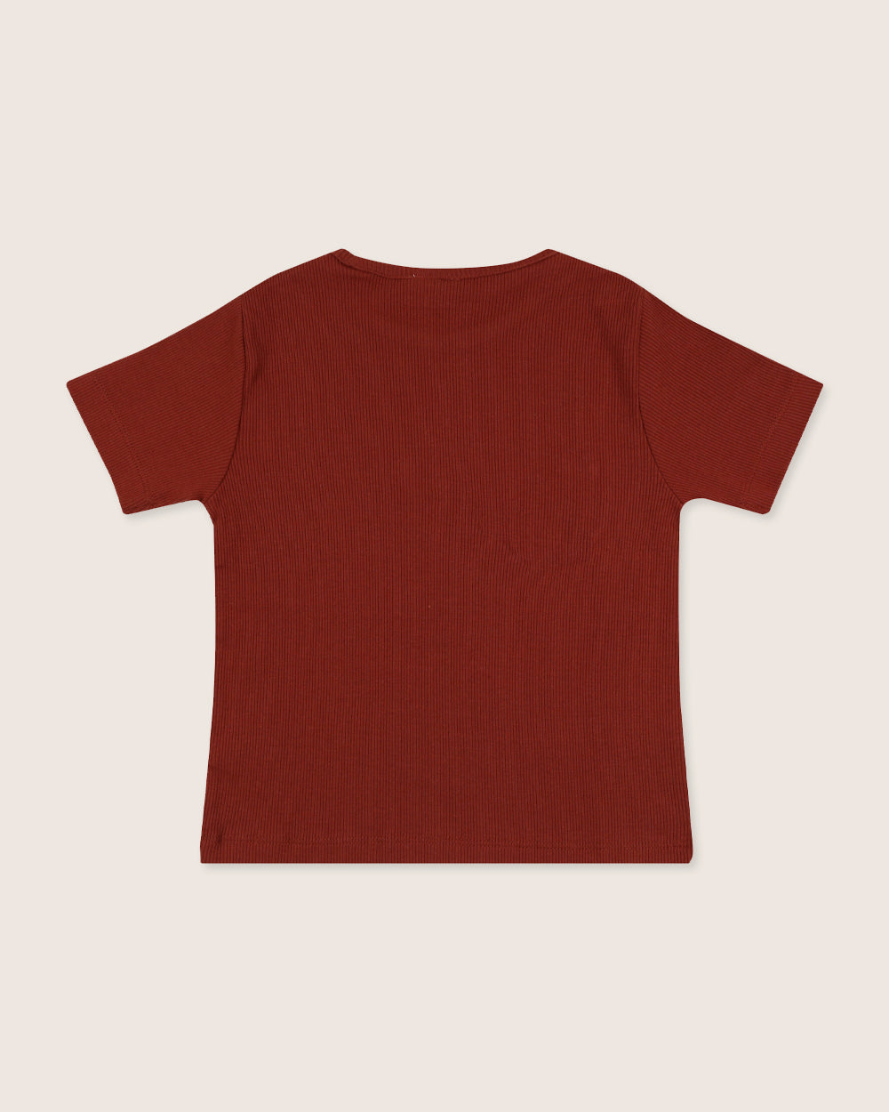 Printed organic cotton slogan kids short-sleeve t-shirt